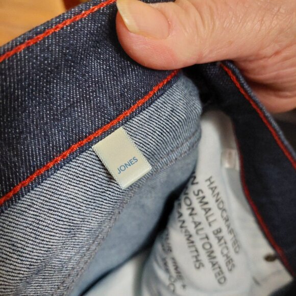 Raleigh Denim Jones W 33 – Cone Mills Denim – Made in USA – Handcrafted by Marie - Picture 11 of 13